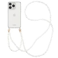 imoshion Coque avec dragonne + bracelet Apple iPhone 15 Pro - Perles Cœurs