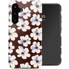 Selencia Coque arrière Vivid Samsung Galaxy S25 FE - Choco Flower Pop
