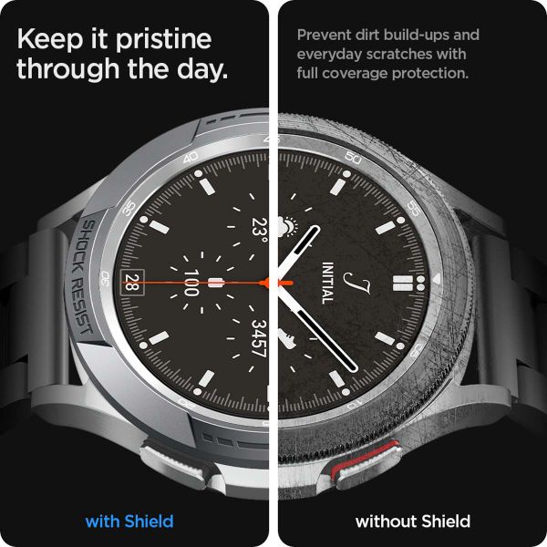 Spigen Chrono Shield Samsung Galaxy Watch 4 Classic - 46 mm - Argent