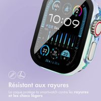 imoshion Coque rigide brillante à couverture complète pour Apple Watch Ultra / Ultra 2 - 49 mm - Pearlescent