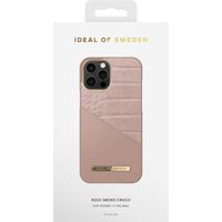 iDeal of Sweden Coque Atelier iPhone 12 Pro Max - Rose Smoke Croco