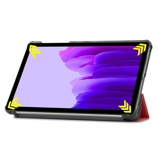 imoshion Coque tablette Trifold Galaxy Tab A7 Lite - Rouge