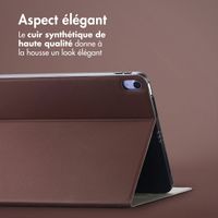 Accezz Coque tablette Classic Apple iPad Air 11 pouces (2025) M3 / (2024) M2 / Air 5 (2022) / Air 4 (2020) - Marron