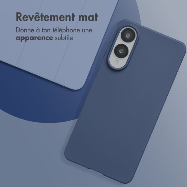 imoshion Coque Couleur Samsung Galaxy S25 Edge - Bleu foncé