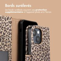 imoshion Étui de téléphone portefeuille Design iPhone 14 - Leopard Mood