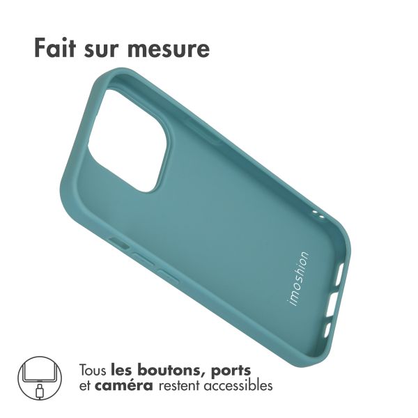 imoshion Coque Couleur iPhone 14 Pro - Vert foncé