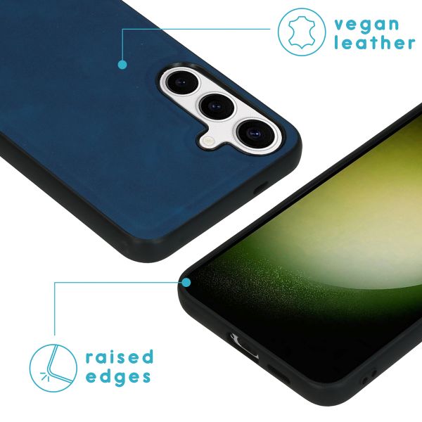 imoshion Etui de télephone luxe 2-en-1 amovible Samsung Galaxy S24 - Bleu