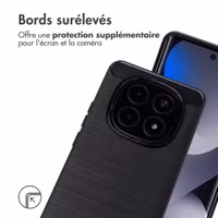 imoshion Coque Brushed Xiaomi Redmi Note 15 (4G) - Noir