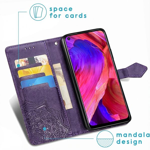 imoshion Etui de télephone Mandala Oppo A74 (5G) / A54 (5G) - Violet