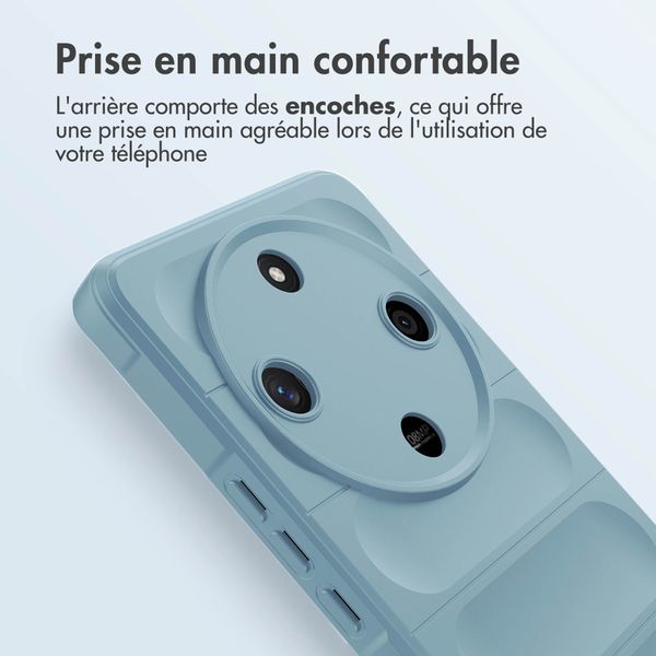 imoshion Coque arrière EasyGrip Honor Magic 6 Lite - Bleu clair