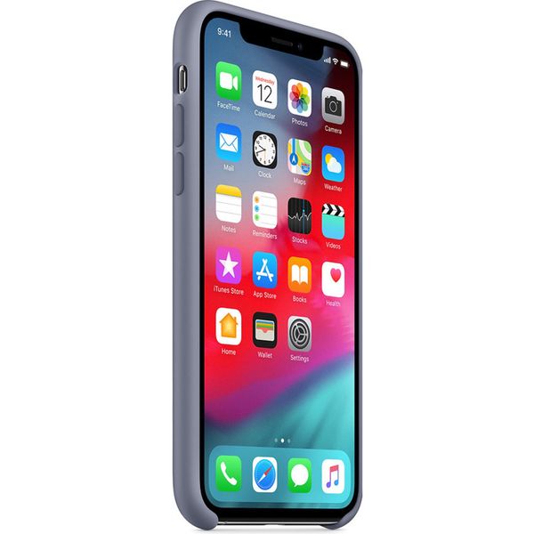 Apple Coque en silicone Apple iPhone Xs / X - Lavender Gray