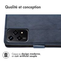 imoshion Étui de téléphone portefeuille Luxe Honor 200 Lite - Bleu foncé