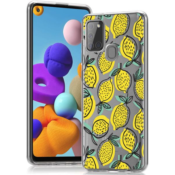 imoshion Coque Design Samsung Galaxy A21s - Lemon - Jaune