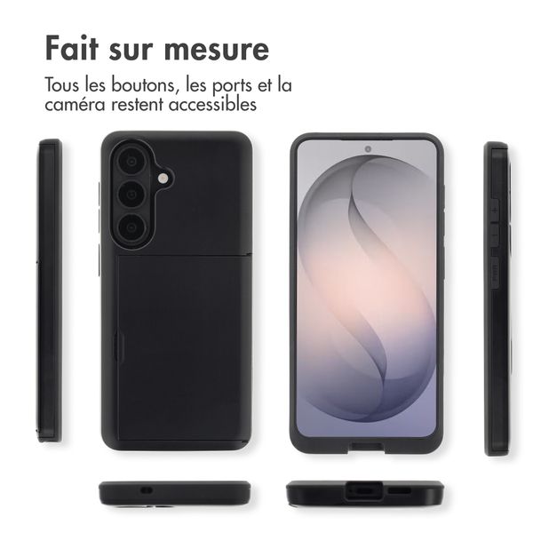 imoshion Coque arrière avec porte-cartes Samsung Galaxy S26 - Noir