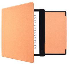 imoshion Étui de liseuse portefeuille Canvas Sleepcover Kobo Elipsa 2E - Peach