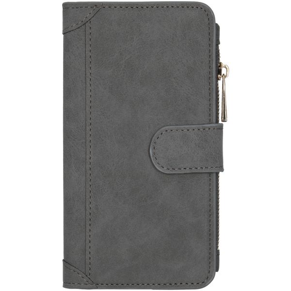 Porte-monnaie de luxe iPhone 12 (Pro) - Gris