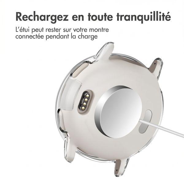 imoshion Coque rigide à couverture complète Garmin Vivoactive 5 - Transparent