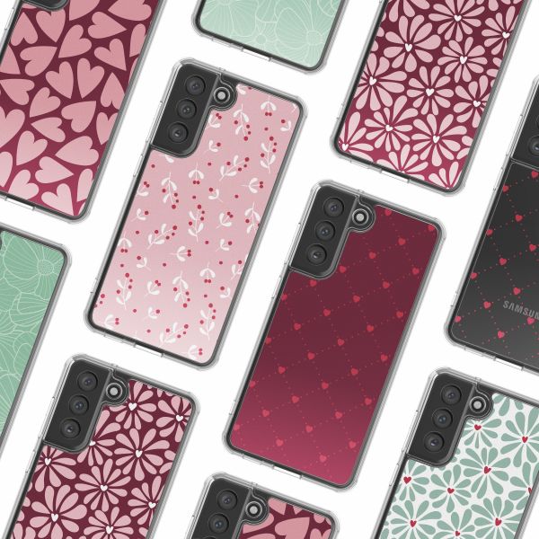 imoshion Coque Design Samsung Galaxy S21 FE - Berries Blush