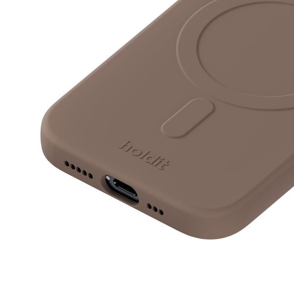 Holdit Coque MagSafe Apple iPhone 15 Pro - Mocha Brown