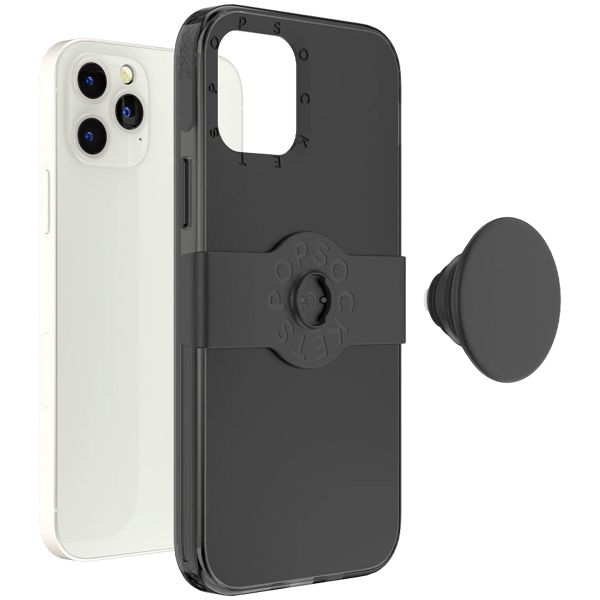 PopSockets PopCase iPhone 12 (Pro) - Noir