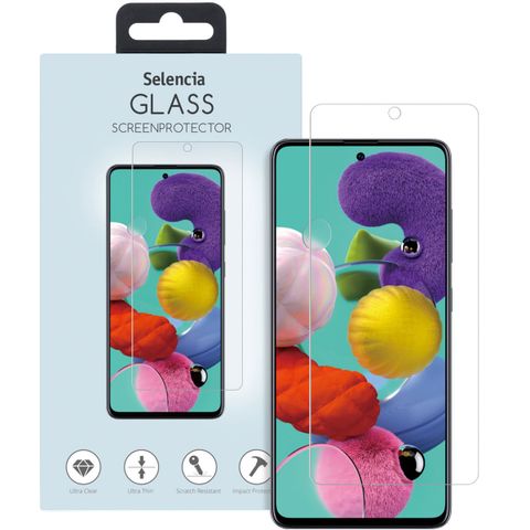 Selencia Protection d'écran en verre trempé Samsung Galaxy A51