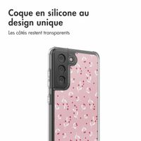 imoshion Coque Design Samsung Galaxy S21 FE - Berries Blush