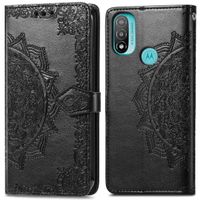 imoshion Etui de téléphone portefeuille Mandala Motorola Moto E20 - Noir