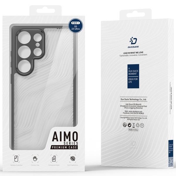 Dux Ducis Coque arrière Aimo Samsung Galaxy S23 Ultra - Transparent