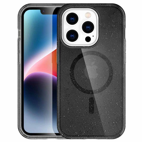 imoshion Coque Sparkle avec MagSafe iPhone 14 Pro Max - Noir