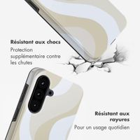 Selencia Coque arrière Vivid Samsung Galaxy A57 (5G) - Desert Waves Beige