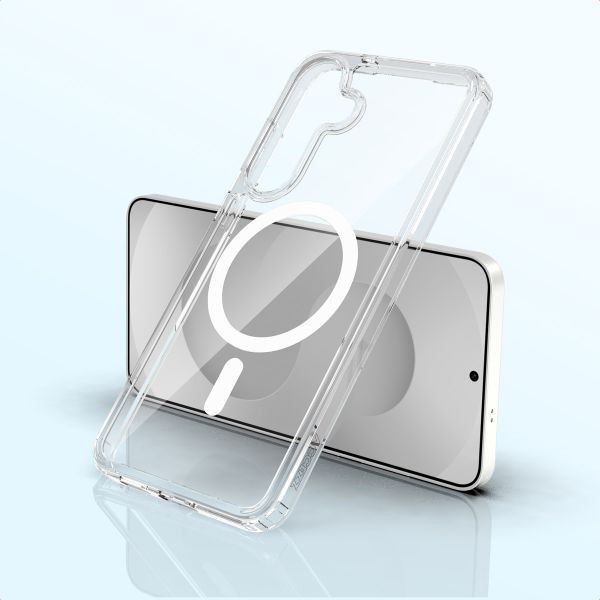 Accezz Coque arrière Xtreme Impact avec MagSafe Samsung Galaxy S25 FE - Transparent