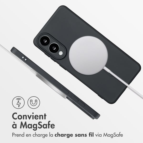 imoshion Coque Couleur avec MagSafe Samsung Galaxy S25 Edge - Noir
