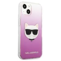 Karl Lagerfeld Coque arrière rigide Choupette iPhone 13 Mini - Rose