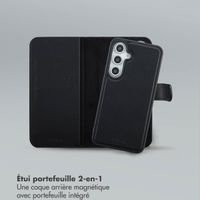 Selencia Étui portefeuille amovible Olyn avec MagSafe Samsung Galaxy S24 FE - Noir
