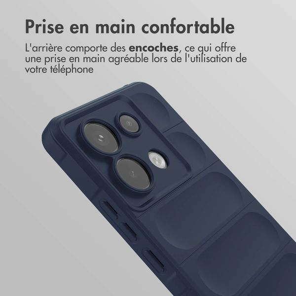 imoshion Coque arrière EasyGrip Xiaomi Redmi Note 13 Pro (5G) - Bleu foncé