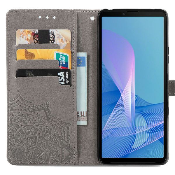 imoshion Etui de téléphone portefeuille Sony Xperia 10 III - Gris