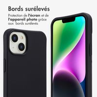 imoshion Coque arrière Color avec cordon amovible et MagSafe Apple iPhone 14 - Noir