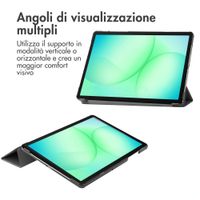 imoshion Coque tablette Trifold Samsung Galaxy Tab A11 Plus - Noir