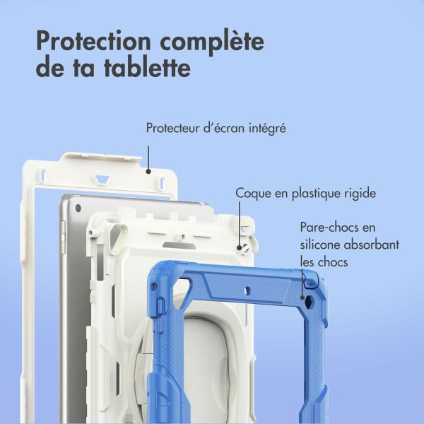 imoshion Coque tablette kidsproof Rugged Apple iPad 6 (2018) 9.7 pouces / iPad 5 (2017) 9.7 pouces / Air 2 (2014)/Air 1 (2013) - Bleu