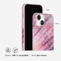 Selencia Aurora Coque Fashion iPhone 14 - ﻿Coque durable - 100 % recyclée - Ocean Shell Purple