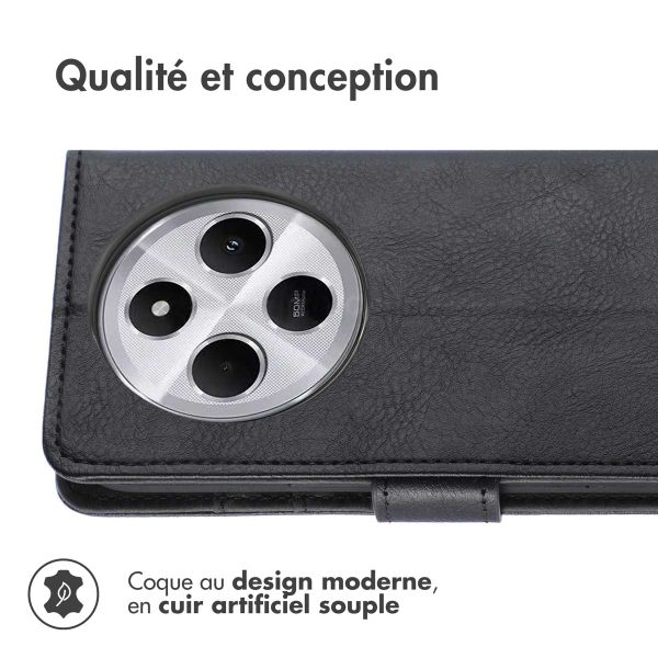 imoshion Étui de téléphone portefeuille Xiaomi Redmi 14C - Noir