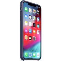 Apple Coque en silicone iPhone Xs Max - Midnight Blue