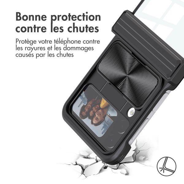 imoshion Coque arrière Camslider Samsung Galaxy Z Flip 4 - Noir