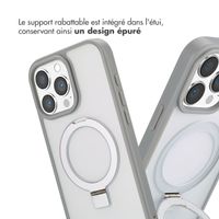 Accezz Coque Ring Stand avec MagSafe iPhone 16 Pro Max - Grey