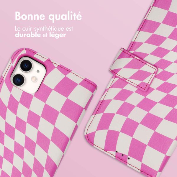 imoshion Étui de télephone portefeuille Design Apple iPhone 11 - Retro Pink