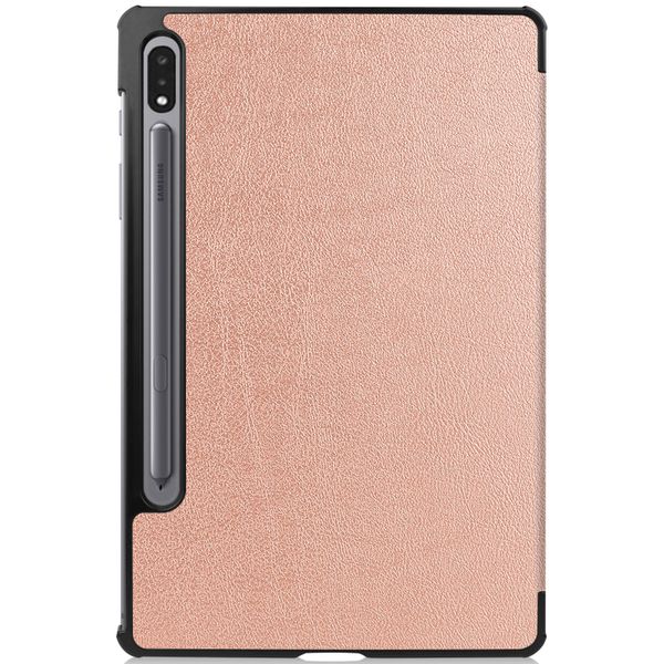 imoshion Coque tablette Trifold Samsung Galaxy Tab S8 / S7 - Rose Doré