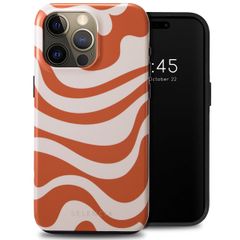 Selencia Coque arrière Vivid Tough iPhone 15 Pro Max - Dream Swirl Orange