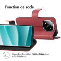 imoshion Étui de téléphone portefeuille Xiaomi Redmi Note 14 Pro (5G) - Rouge