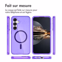 imoshion Coque Pailletée avec MagSafe Samsung Galaxy S25 Plus - Violet