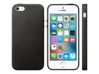 Apple Coque Leather Apple iPhone SE (2016) / 5 / 5s - Noir